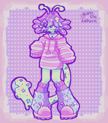 Full body | full render | simple background | oc owned by AcidRyujuuKreatiions on art fight