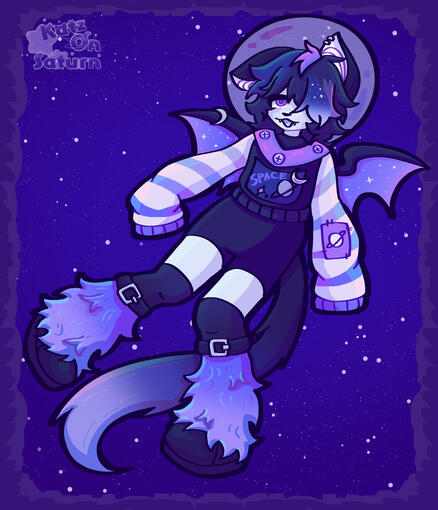 Full body | Full render | simple background | oc owned by Spacelite on artfight