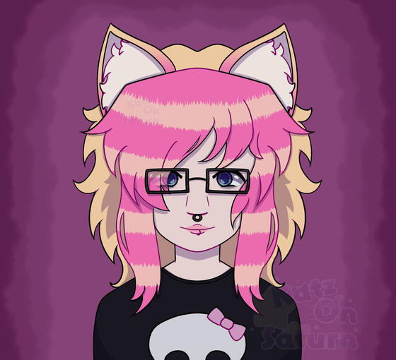 headshot | shaded | simple background | character owned by heartgraves