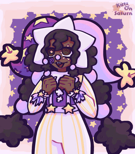 Half body | Full render | simple background | oc owned by Breadnums on artfight
